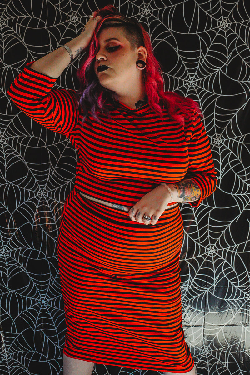 The Perfect Wiggle in Orange&Black Stripe