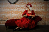 Gertie Dress in Cranberry