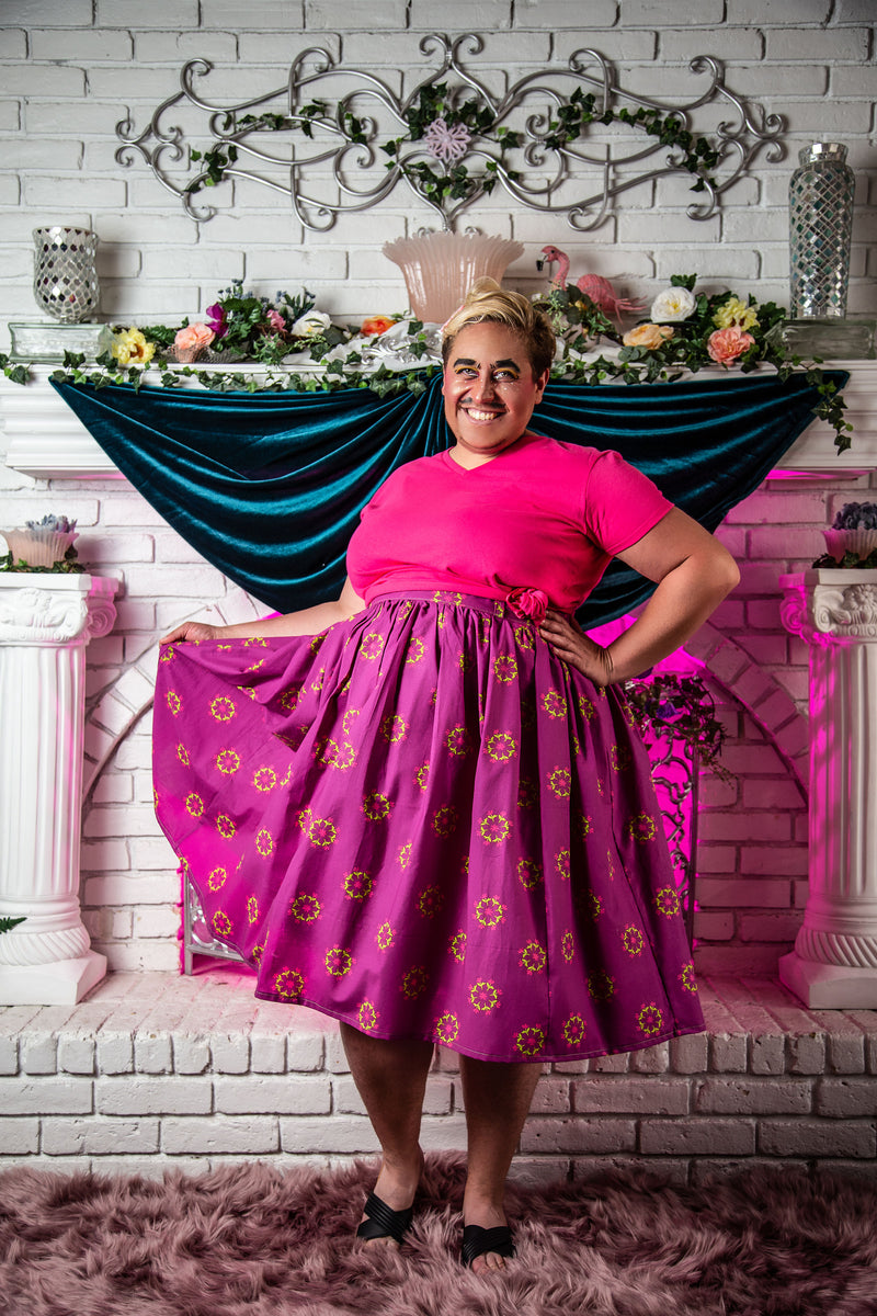 Kaleidoscope Blossoms Skirt