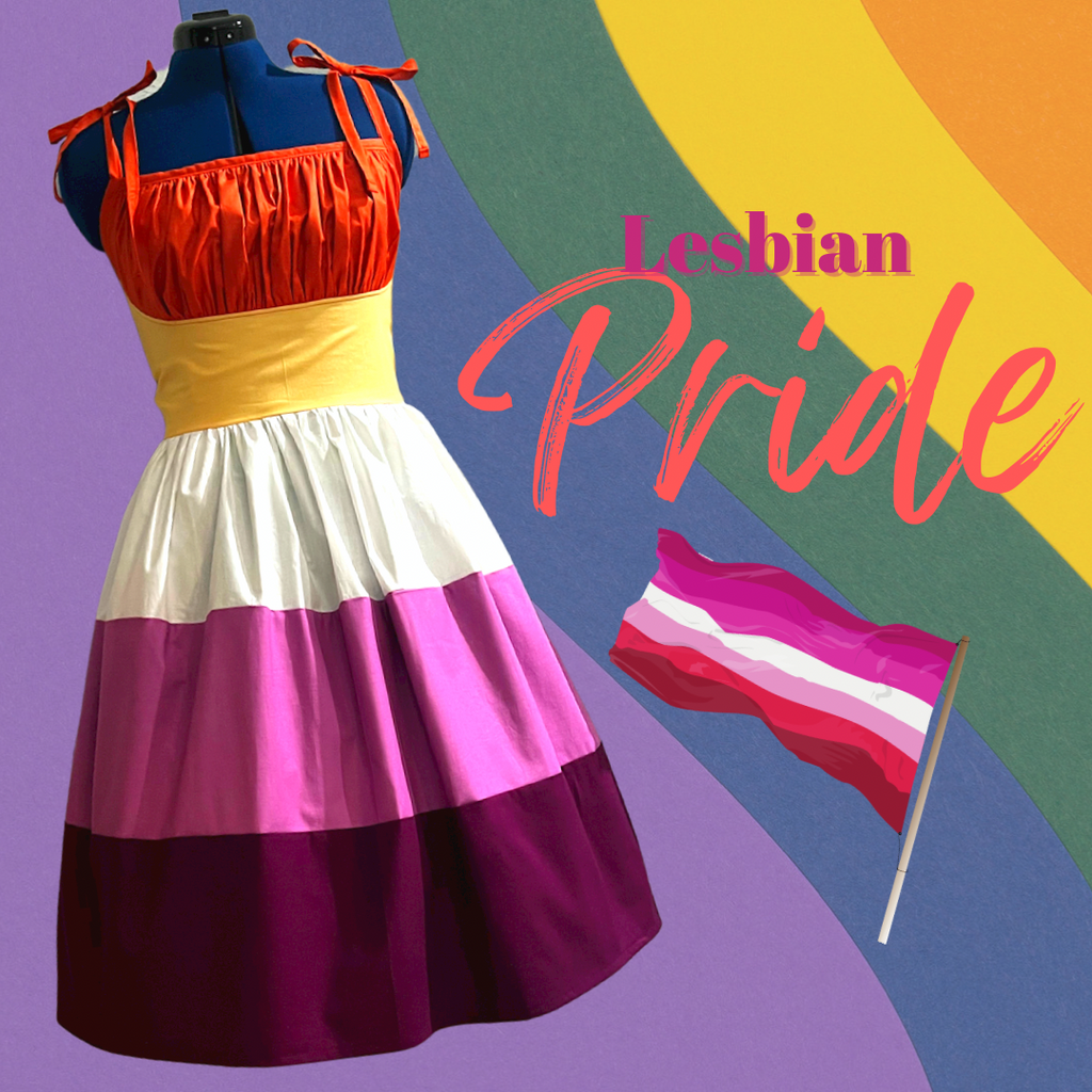 Pride flag dress deals